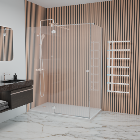 Beech - Waterproof PVC Slatted Decorative Interior Wall Panels - 300mm (w) x 2600mm (h)