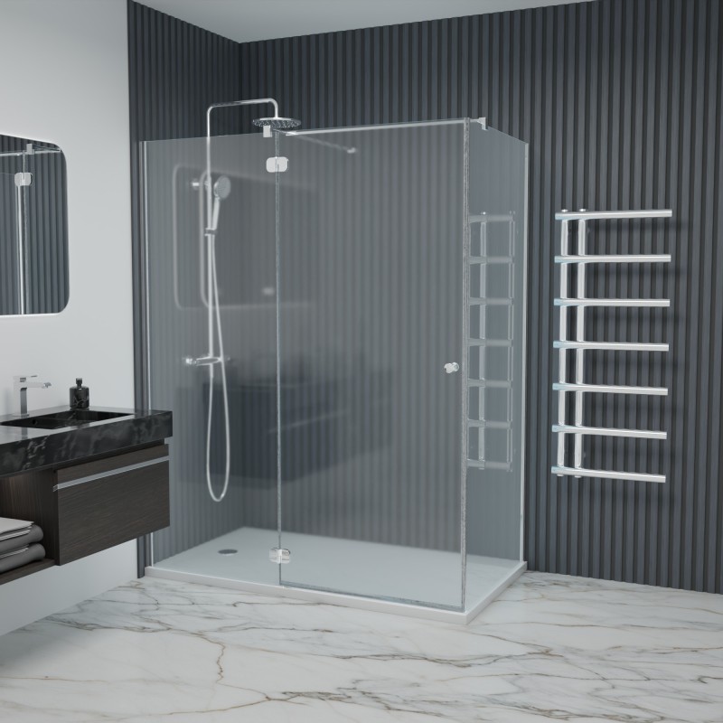 Charcoal - Waterproof PVC Slatted Decorative Interior Wall Panels - 300mm (w) x 2600mm (h)