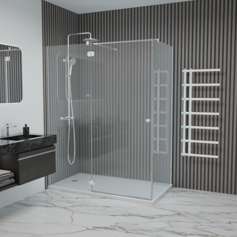 Grey Oak - Waterproof PVC Slatted Decorative Interior Wall Panels - 300mm (w) x 2600mm (h)