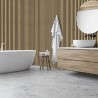 Natural Oak - Waterproof PVC Slatted Decorative Interior Wall Panels - 300mm (w) x 2600mm (h)