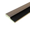 Walnut - Waterproof PVC Slatted Decorative Interior Wall Panels - 300mm (w) x 2600mm (h)