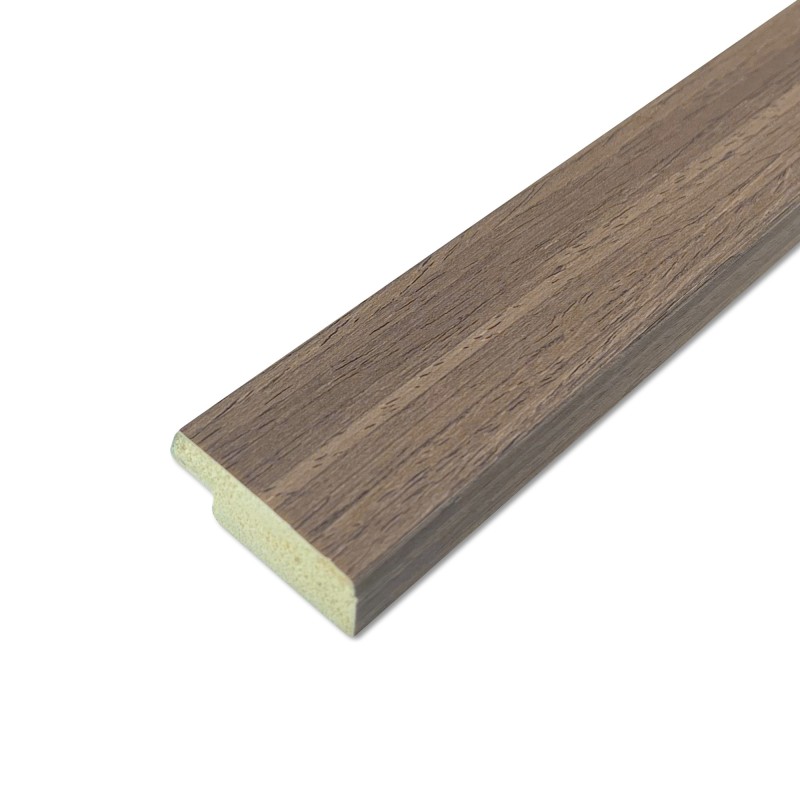 Walnut - Waterproof PVC Slatted Decorative Interior Wall Panels - 300mm (w) x 2600mm (h)