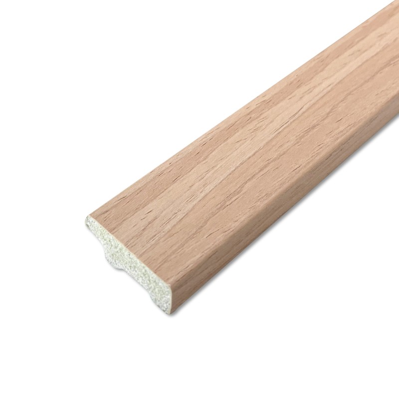 Beech - Waterproof PVC Slatted Decorative Interior Wall Panels - 300mm (w) x 2600mm (h)