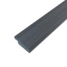 Charcoal - Waterproof PVC Slatted Decorative Interior Wall Panels - 300mm (w) x 2600mm (h)