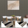 Grey Oak - Waterproof PVC Slatted Decorative Interior Wall Panels - 300mm (w) x 2600mm (h)