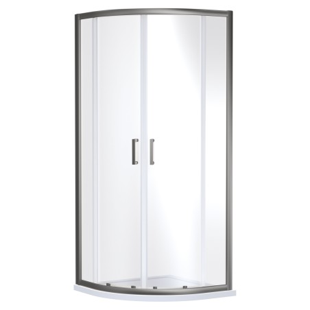 Brushed Pewter Rene 6mm Quadrant Shower Enclosures - 2 Sizes