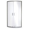 Brushed Pewter Rene 6mm Quadrant Shower Enclosures - 2 Sizes