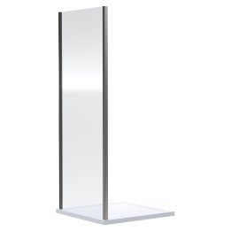 700mm to 1000mm (w) Rene Brushed Pewter 6mm Side Panels for Shower Enclosures - 5 Sizes