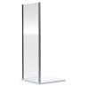 700mm to 1000mm (w) Rene Brushed Pewter 6mm Side Panels for Shower Enclosures - 5 Sizes