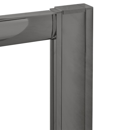 1900mm (H) Brushed Pewter Profile Extension Kit for Rene Enclosures