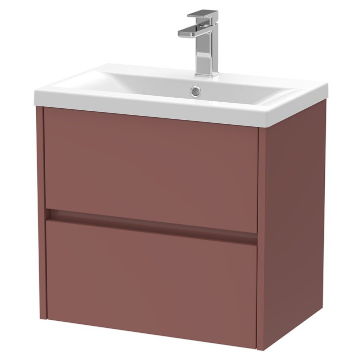 Havana 600mm Wall Hung Double Drawer Vanity Units