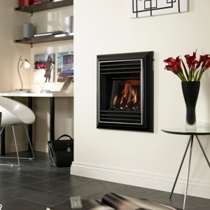 Valor "Harmony" Black Wall / Inset Homeflame Gas Fire