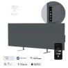 AENO Smart LED Wifi Grey Glass Infrared Reversible Panel Heater 700W