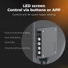 AENO Smart LED Wifi Grey Glass Infrared Reversible Panel Heater 700W