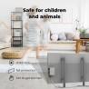 AENO Smart LED Wifi Grey Glass Infrared Reversible Panel Heater 700W
