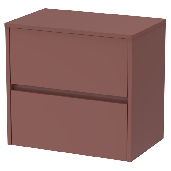 Havana 600mm Wall Hung Double Drawer Worktop Vanity Units