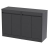 Havana 1200mm Freestanding Double Countertop Cupboard Vanity Units