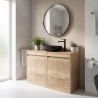Havana 1200mm Freestanding Double Countertop Cupboard Vanity Units