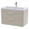 Parade 800mm Wall Hung Double Drawer Vanity Units