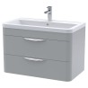Parade 800mm Wall Hung Double Drawer Vanity Units