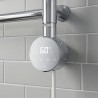 Chrome Cleo Slimline Round Smart WIFI - closeup