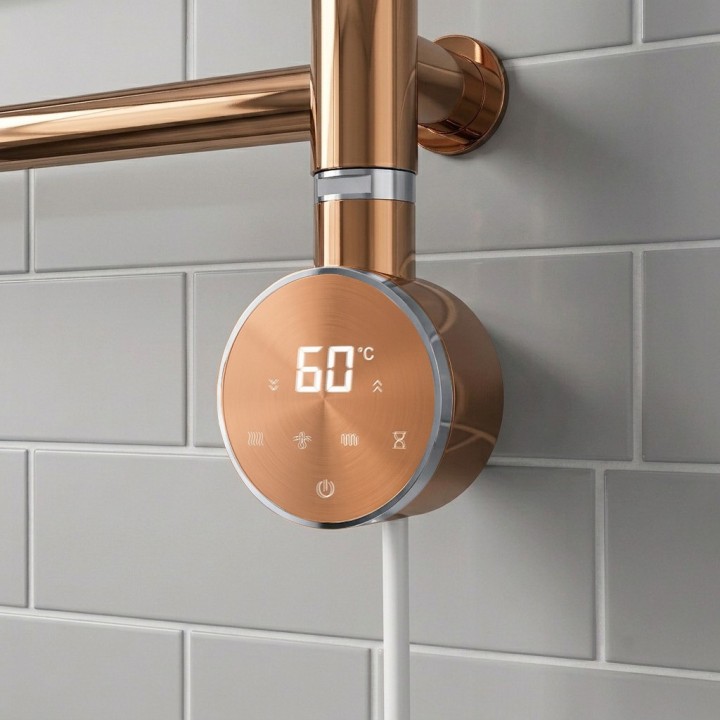 Bronze Cleo Slimline Round Smart WIFI - closeup