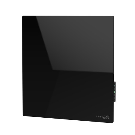 AENO 500W Smart LED Wifi Black Glass Infrared Panel Heater - 500mm x 500mm