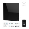 AENO Smart LED Wifi Black Glass Infrared Reversible Panel Heater 500W