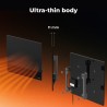 AENO Smart LED Wifi Black Glass Infrared Reversible Panel Heater 500W