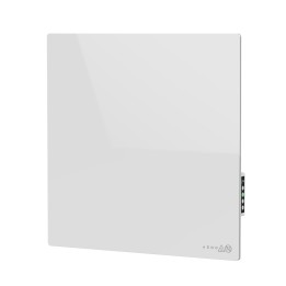 AENO 500W Smart LED Wifi White Glass Infrared Panel Heater - 500mm x 500mm