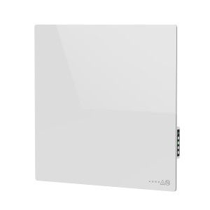 AENO 500W Smart LED Wifi White Glass Infrared Panel Heater - 500mm x 500mm