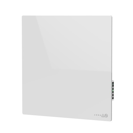 AENO 500W Smart LED Wifi White Glass Infrared Panel Heater - 500mm x 500mm