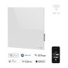 AENO Smart LED Wifi White Glass Infrared Reversible Panel Heater 500W
