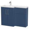 Deco 1100mm Freestanding Bathroom Combination Drawer Vanity Unit – Basin & WC Set