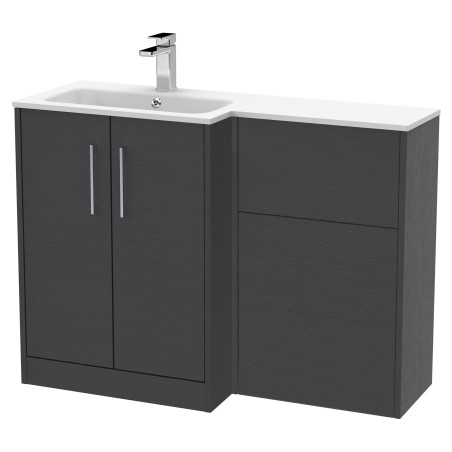 Juno 1100mm Freestanding Bathroom Combination Drawer Vanity Unit – Basin & WC Set