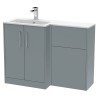 Juno 1100mm Freestanding Bathroom Combination Drawer Vanity Unit – Basin & WC Set