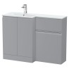 Urban 1100mm Freestanding Bathroom Combination Drawer Vanity Unit – Basin & WC Set