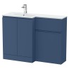 Urban 1100mm Freestanding Bathroom Combination Drawer Vanity Unit – Basin & WC Set