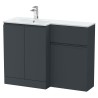 Urban 1100mm Freestanding Bathroom Combination Drawer Vanity Unit – Basin & WC Set