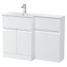 Urban 1100mm Freestanding Bathroom Combination Drawer Vanity Unit – Basin & WC Set