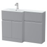 Urban 1100mm Freestanding Bathroom Combination Drawer Vanity Unit – Basin & WC Set
