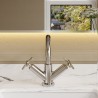 Aztec Chrome Deck Mount Mono Basin Mixer Tap & Waste - Insitu