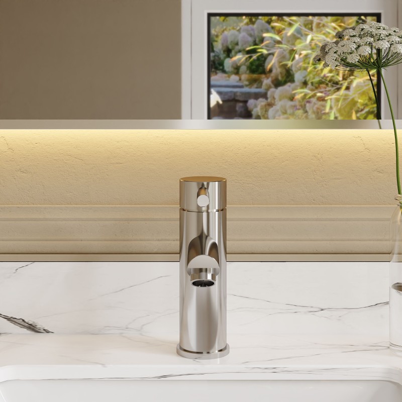 Series 2 Chrome Mono Basin Mixer Tap & Waste - Insitu