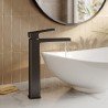 Windon Matt Black High-Rise Mono Basin Mixer Tap - Insitu