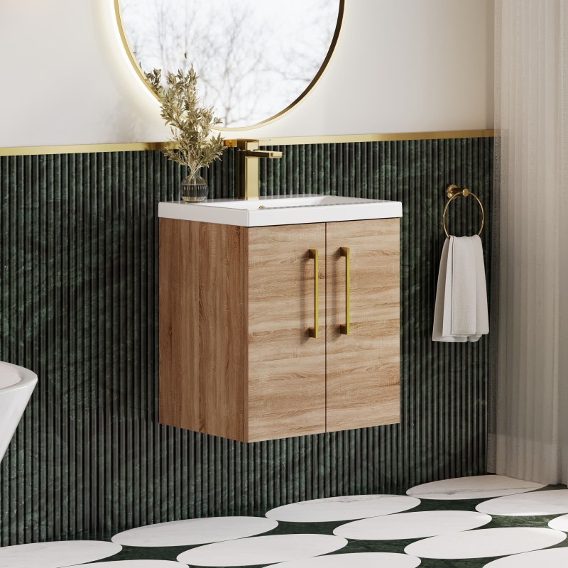 Arno 500mm Wall Hung Cupboard Vanity Units