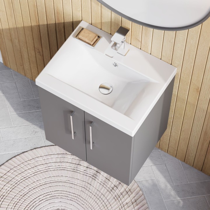 Arno 500mm Wall Hung Cupboard Vanity Units