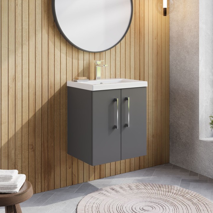 Arno 500mm Wall Hung Cupboard Vanity Units