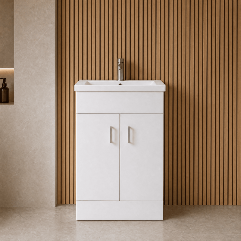Eden 500mm Freestanding Vanity Units - Insitu