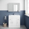 Eden 800mm Freestanding Vanity Units - Insitu