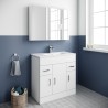 Eden 800mm Freestanding Vanity Units - Insitu